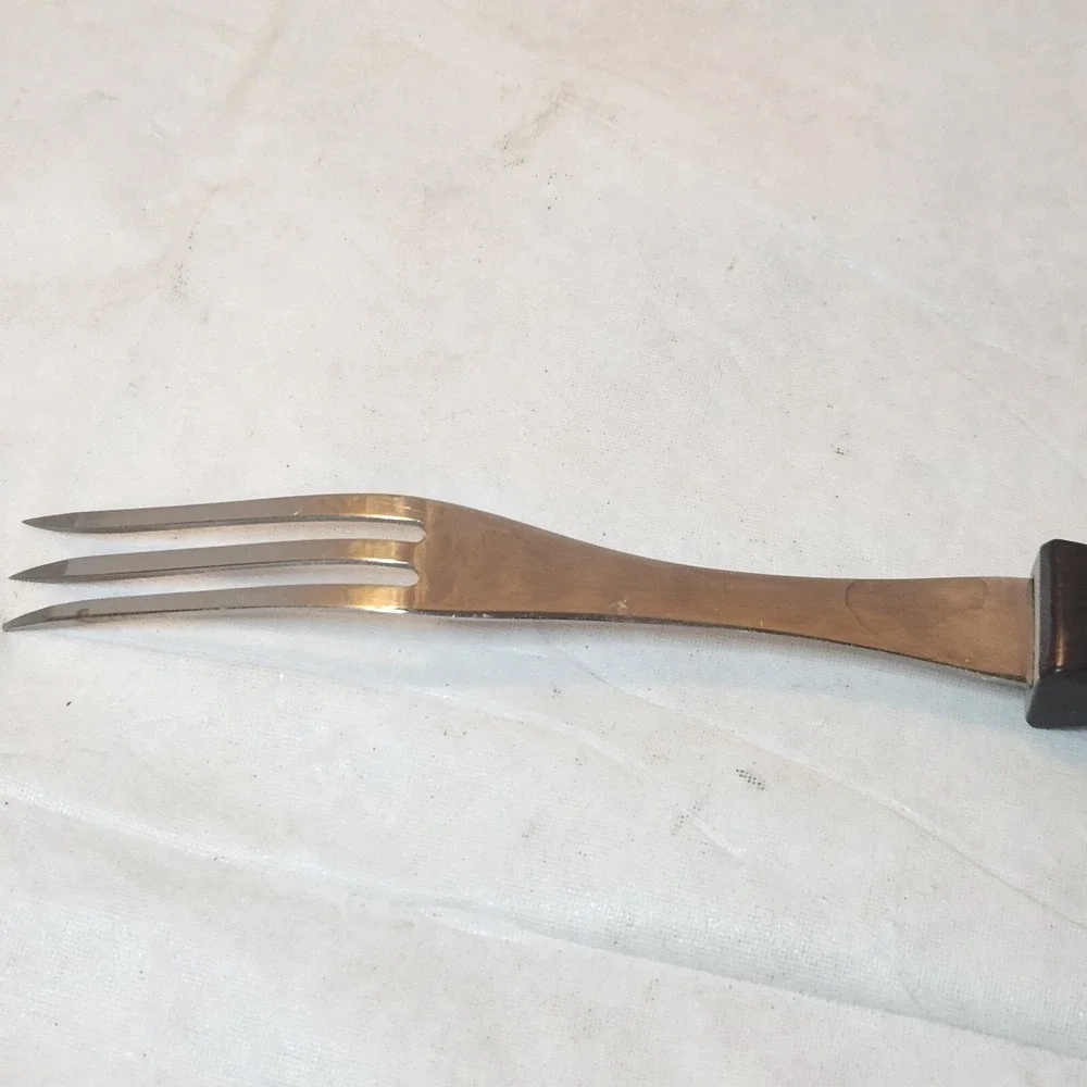 Cutco # 1726 Classic Turning Fork Classic Dark Brown Vintage 1990 Made In USA